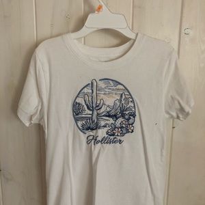Hollister cactus embroidered top